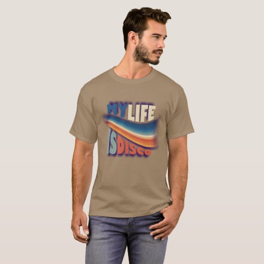 My Life Is Disco girl Tシャツ (正面フル)