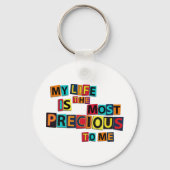 My Life Is The Precious To Me キーホルダー (裏面)