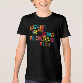 My Life Is The Precious To Me トライブレンドＴシャツ