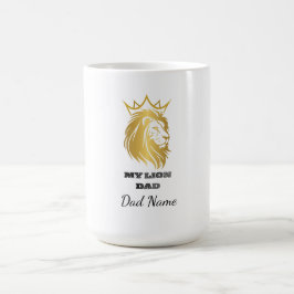 My Lion Dad – Golden Lion Father gift for Dad コーヒーマグカップ