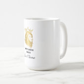 My Lion Dad – Golden Lion Father gift for Dad コーヒーマグカップ (正面右)