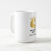 My Lion Dad – Golden Lion Father gift for Dad コーヒーマグカップ (正面左)
