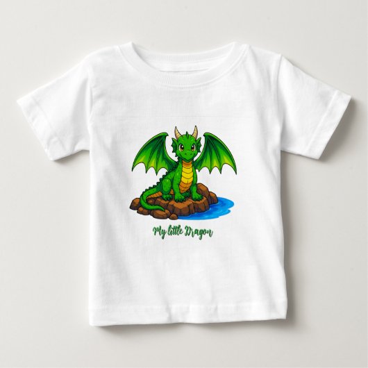 My little Dragon ベビーTシャツ (正面)