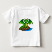 My little Dragon ベビーTシャツ (裏面)