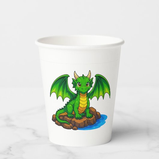 My little dragon 紙コップ (裏面)