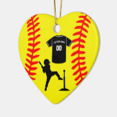 My Little League Star Ornament - Photo Keepsake セラミックオーナメント (左)