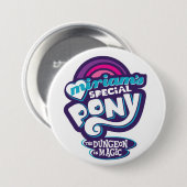 My Little Prepotente 缶バッジ (正面&裏面)