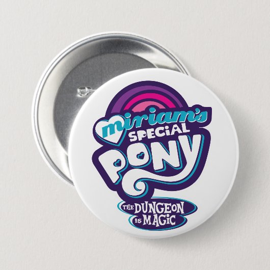 My Little Prepotente 缶バッジ (正面&裏面)