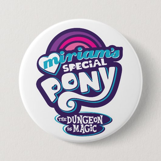 My Little Prepotente 缶バッジ (正面)