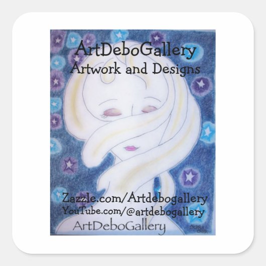 My Logo Sticker スクエアシール (正面)