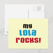 My Lola Rocks Tシャツ&ギフト ポストカード (正面/裏面)