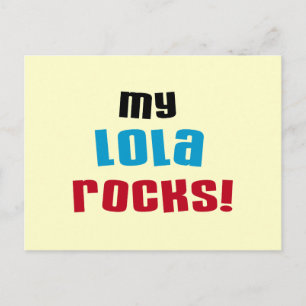 My Lola Rocks Tシャツ&ギフト ポストカード