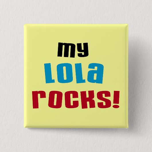 My Lola Rocks Tシャツ&ギフト 缶バッジ (正面)