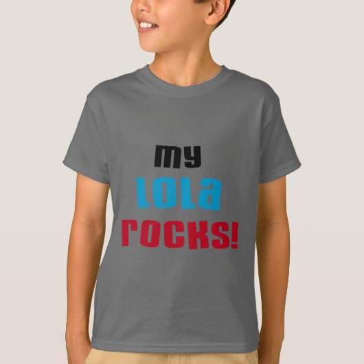 My Lola Rocks Tシャツ&ギフト Tシャツ (正面)