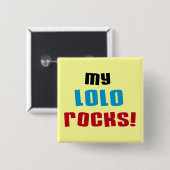 My Lolo Rocks Tシャツ&ギフト 缶バッジ (正面&裏面)