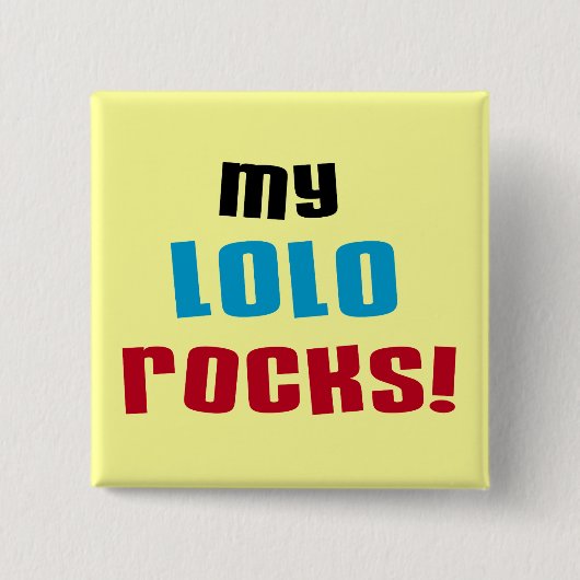 My Lolo Rocks Tシャツ&ギフト 缶バッジ (正面)