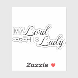 My Lord His Lady - "The Lorts"シリーズ シール