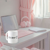 My Love – 愛❤️者のためのロマンチックなミニマル引用文 コーヒーマグカップ