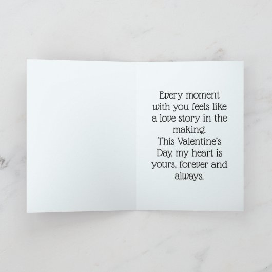 My Love Forever & Always シーズンカード (内部)