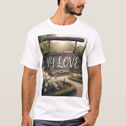 My Love Graphic T-Shirt | Romantic Gift Shirt for  Tシャツ (正面)