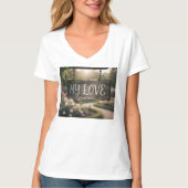 My Love Graphic T-Shirt | Romantic Gift Shirt for  Tシャツ (正面)