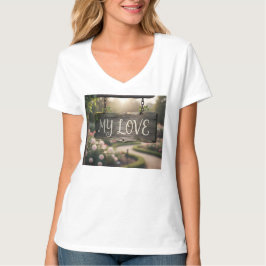 My Love Graphic T-Shirt | Romantic Gift Shirt for  Tシャツ