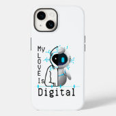 My Love is Digital.w Case-Mate iPhoneケース (裏面)
