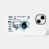 My Love is Digital.w Case-Mate iPhoneケース (裏面 (横))