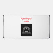 My Love Language is HTML デスクマット (正面)