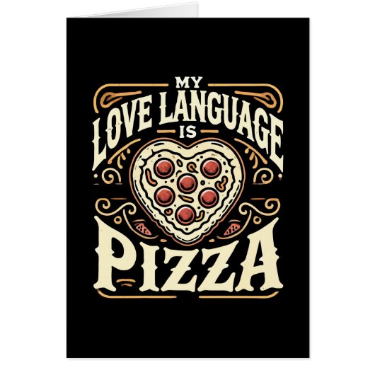 My Love Language Is Pizza - おもしろいグルメバレンタイン (正面)