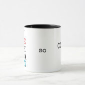 My Love Life Has a Cold Coffee Me Funny Mug マグカップ (中央)