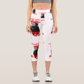 My Love Life is a Skeleton All Bones Noハート カプリレギンス (正面)