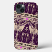My Love Life is a Skeleton All Bones Noハート Case-Mate iPhoneケース (裏面)