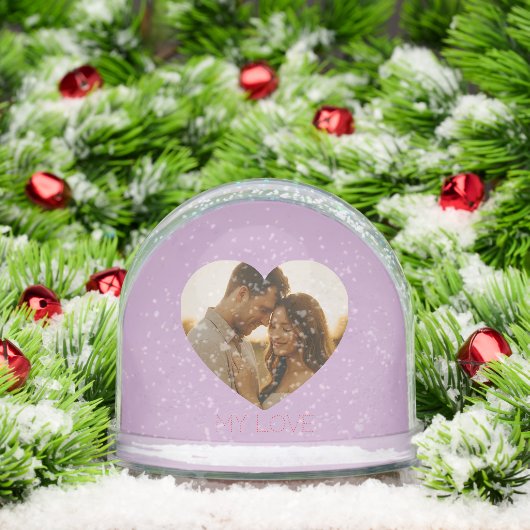 My love Minimal couple custom Snow Globes (クリスマス)