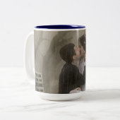 My Love, Mom Amour l´huile ツートーンマグカップ (正面左)