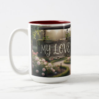 My Love Mug | Romantic Coffee Mug Gift for Couples ツートーンマグカップ
