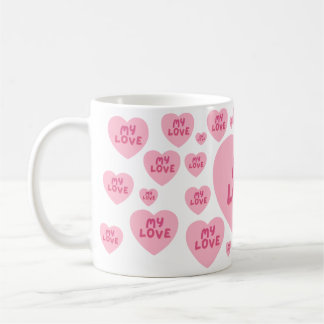 My Love Romantic Coffee Mug – Gift for Her コーヒーマグカップ