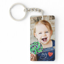 My Love Sweet Photo Double Sided Keychain