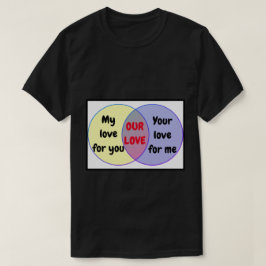 My Love Your LoveラブカップルTシャツ Tシャツ