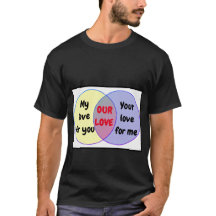 My Love Your LoveラブカップルTシャツ