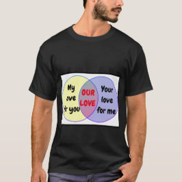 My Love Your LoveラブカップルTシャツ Tシャツ