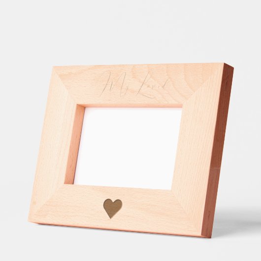 My Loved – レーザーで彫刻された写真フレームと聞く レーザー彫刻フレーム (左)