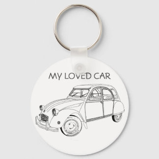 My loved car: Citroën 2 CV キーホルダー