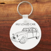 My loved car: Citroën 2 CV キーホルダー (正面)