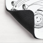 My loved car: Citroën 2 CV マウスパッド (コーナー)