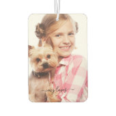 My Loves Photo Script  カーエアーフレッシュナー (裏面)