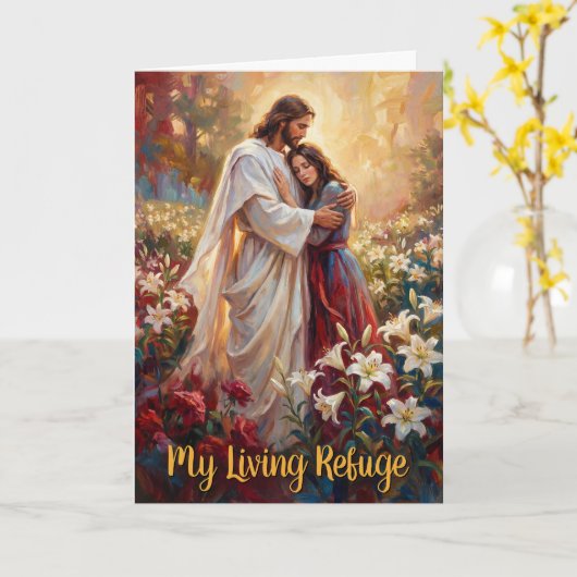 My Loving Refuge Easter Card カード (黄色い花)