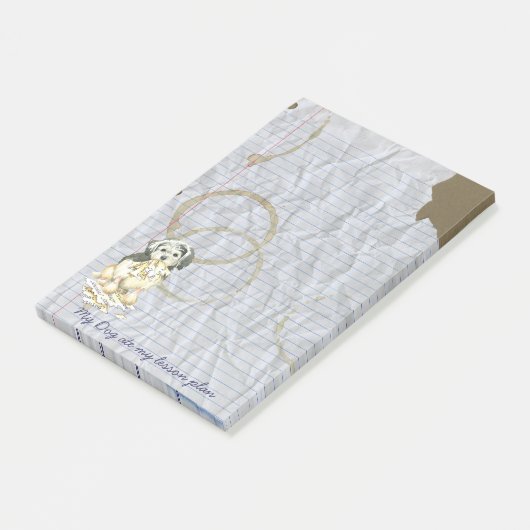 My Lowchen 食べ My Lesson Plan  Post-It Notes ポストイット (アングル)