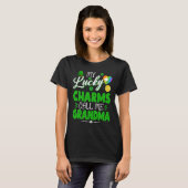 My Lucky Charms Call Me Grandma  St Patricks Day F Tシャツ (正面フル)