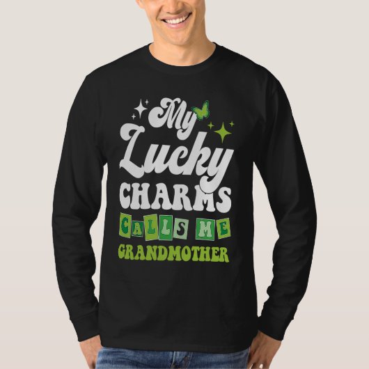 My Lucky Charms Call Me Grandmother St Patrick's D Tシャツ (正面)